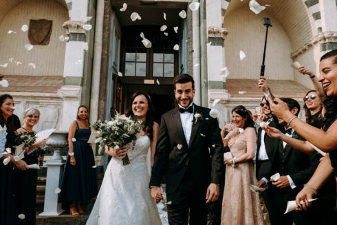 Mid summer destination wedding in Italy