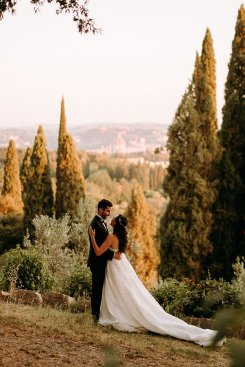 Mid summer destination wedding in Italy