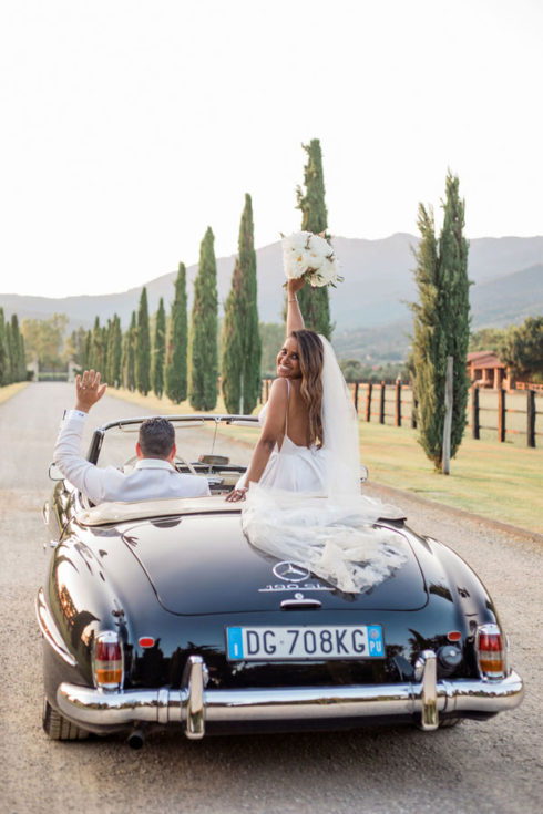 Wedding in Florence organises cars for your special day
