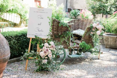 High-End Floral Designs for Luxurious Italian Garden Wedding