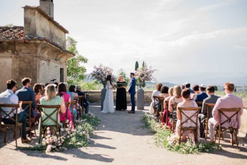 Luxury Ceremony for an Italian Garden Wedding
