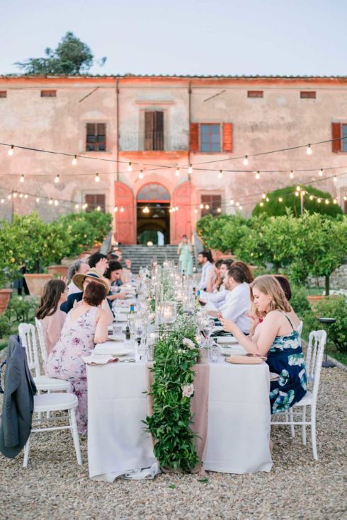 Italian Wedding Reception, Villa Medicea di Lilliano